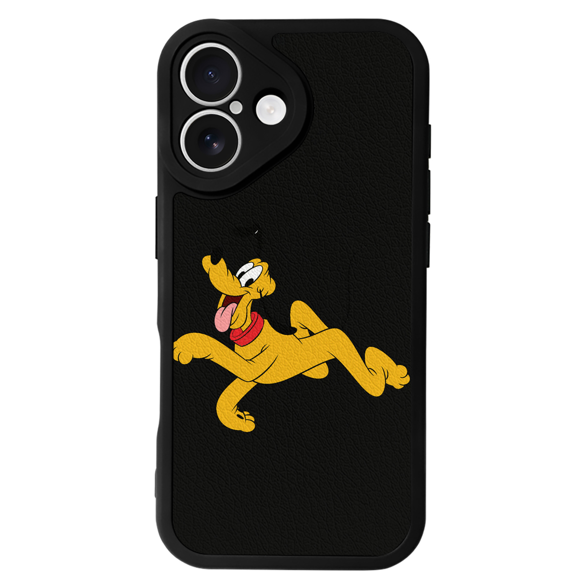 （画像用） ミッキーマウス Mickey Mouse 【iPhone 16シリーズ対応】シリコンスマホケース（レザー調） 材質：シリコン